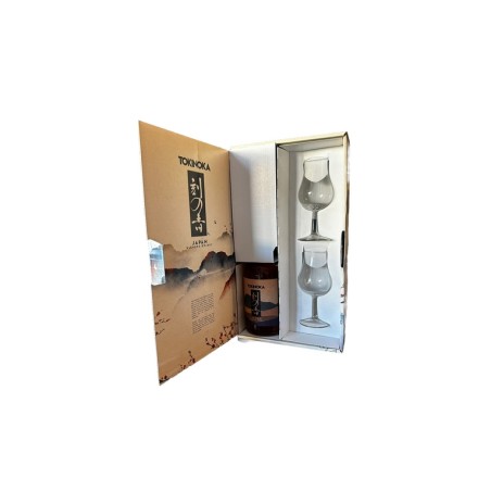 WHISKY TOKINOKA CON BICCHIERI