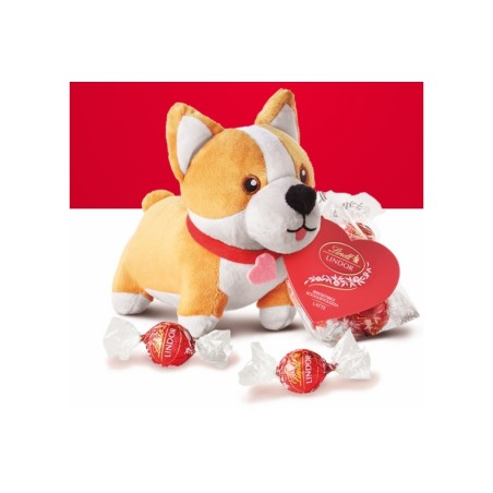 PELUCHE CORGI LINDT 100GR