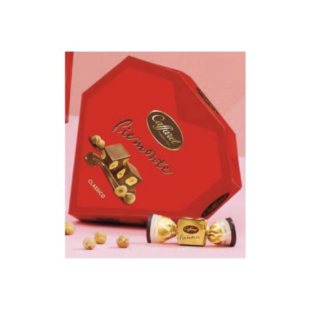 SCATOLA CUORE PIEMONTE CAFFAREL 150GR