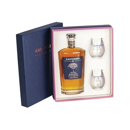 GRAPPA CASTAGNER CILIEGIO CONFEZ 2 BICCH