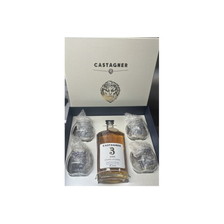 GRAPPA CASTAGNER CONFEZ 4 BICCHIERI