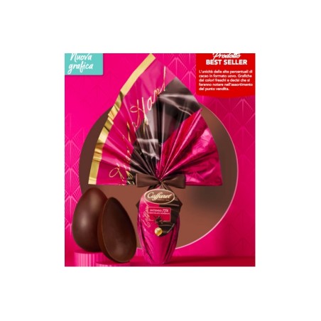 UOVO CAFFAREL FONDENTE 75% 230GR