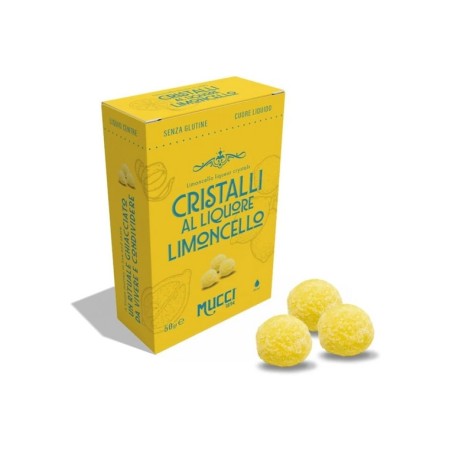 CRISTALLI AL LIQUORE LIMONCELLO 50GR