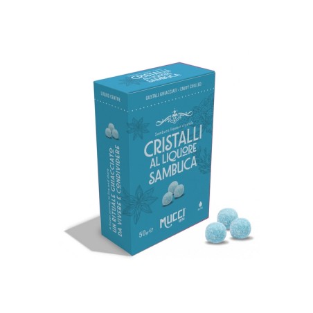 CRISTALLI AL LIQUORE SAMBUCA 50GR
