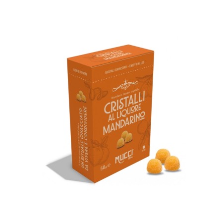 CRISTALLI AL LIQUORE MANDARINO 50GR