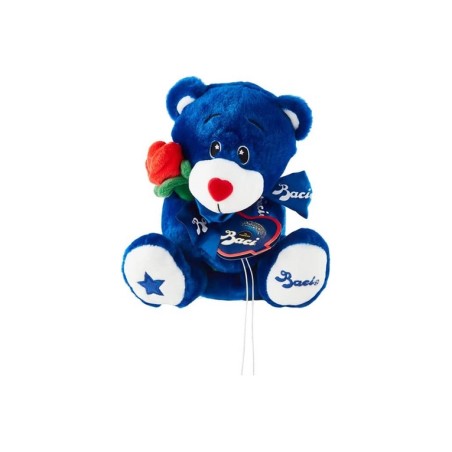 PELUCHE ORSO BLU BACI