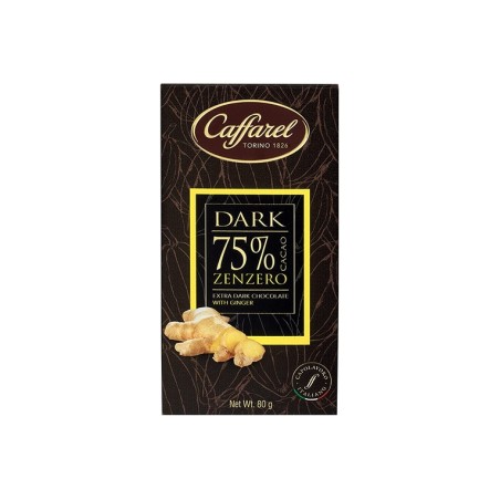 TAVOLETTA CAFFAREL 75% ZENZERO